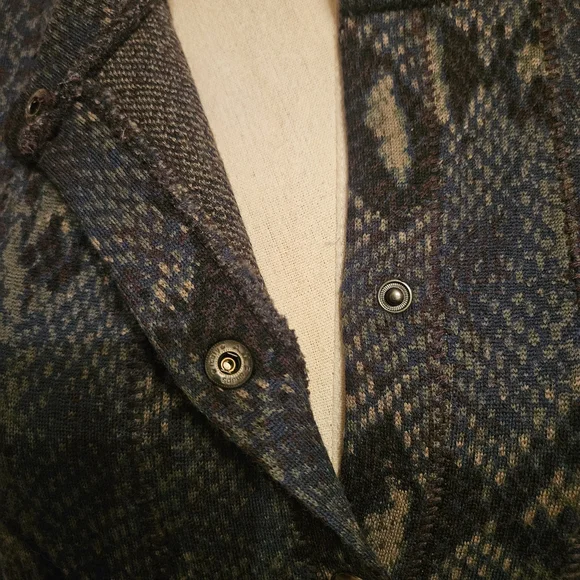 Chloé Vintage Mini Dress In Black Navy and Olive Tones. Runway Piece - Picture 7 of 10